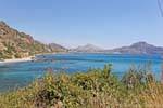 Since Souda, partial view of the bay of Plakias, Crete.