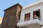 Rethymnon, balcony Turkish, Greek balcony, Crete.