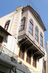 Rethymnon, Ottoman house facade with corbelled, Crete.