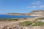 Sitia, seen from the point of view between Dionysus and Tripitos on the coast east, Crete.