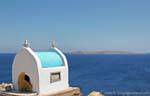 Vai Micro chapel facing the island of Elassa, Crete.
