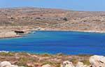 Vai Kiriamadi, small bay on the Cape Sideros, Crete.
