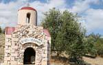 Votive Agios Ioannis on the road between Grigoria and Zaros, Crete.
