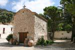 Zaros, chapel in the courtyard of the monastery of Vrontisiou, Crete.