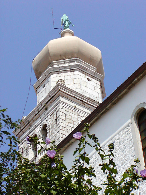 Dome of the church of the village of Krk, Croatia