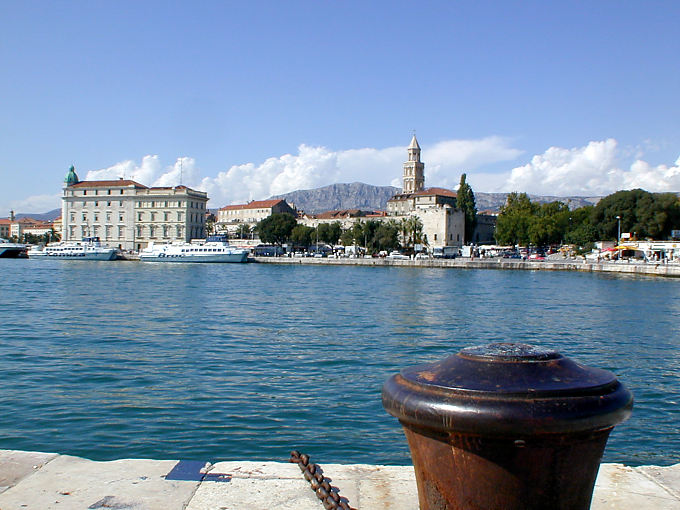In the port of Split, Croatia