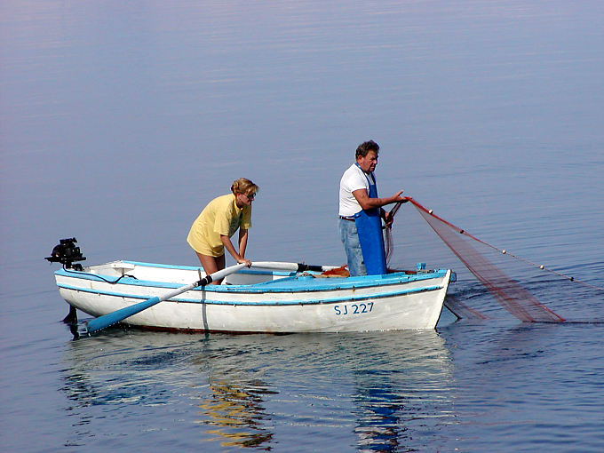 Fishing net Starigrad, Croatia