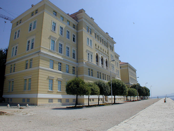 Building on the waterfront Obala Kralja Kresimira IV, Zadar, Croatia