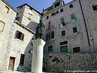 Monument Juraj Dalmatinac, Šibenik, Croatia.