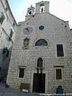 24-hour clock, St. Barbara (Sv Barbara) Sibenik, Croatia.
