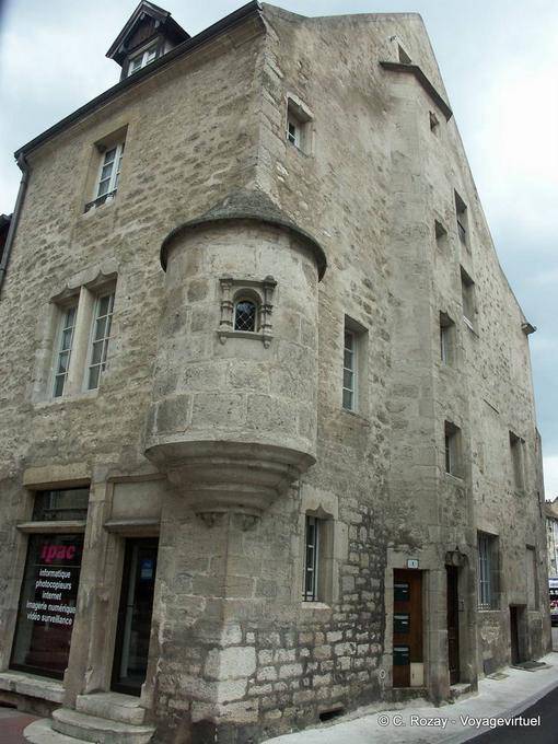 Echauguette of Odin home of the Tour du Mont Roland Street, Dole - France