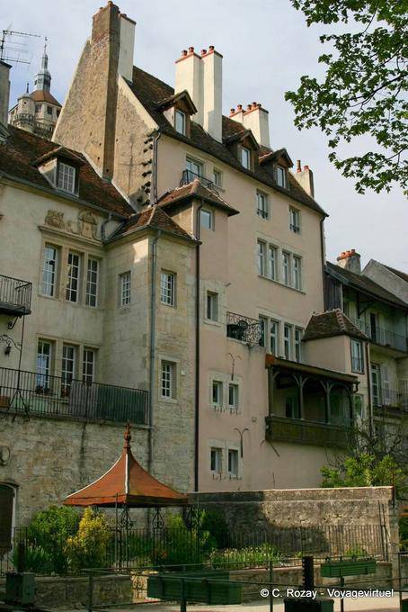 Old house by the canal, Dole - France