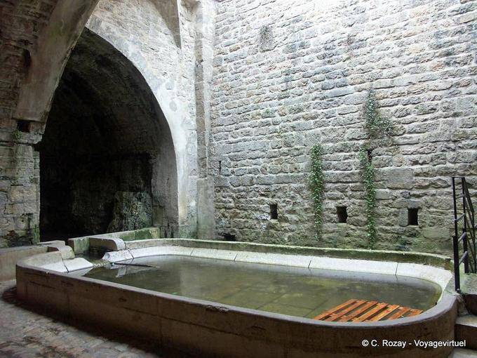 La Grande Fontaine, Fontaine abusively called Leprosy, Vaucluse resurgence Dole - France