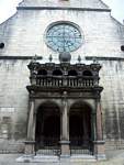The porch of the chapel of the Arch of college, Dole, France.