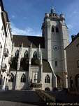 View from the street of Besançon of the Notre Dame Dole, France.