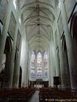 Nave of the Basilica of Our Lady of Dole, France.