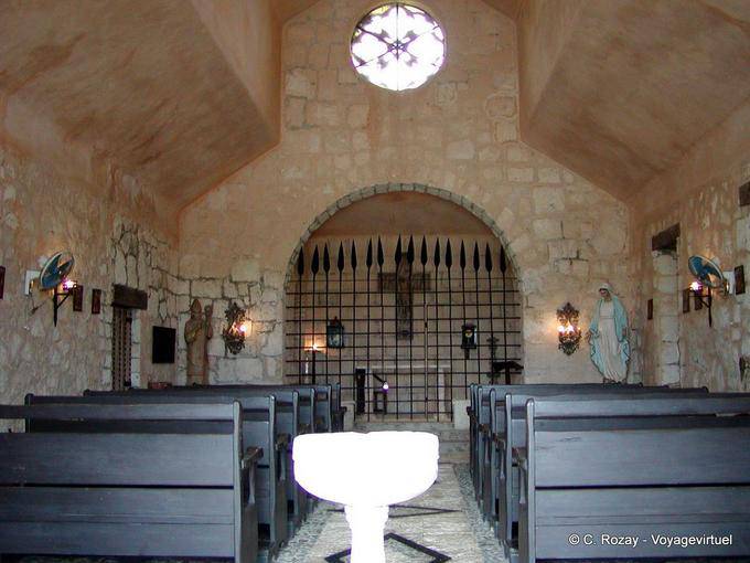 Inside the Sicilian Church of Saint Stanislaus, Altos de Chavon, Dominican Rep.