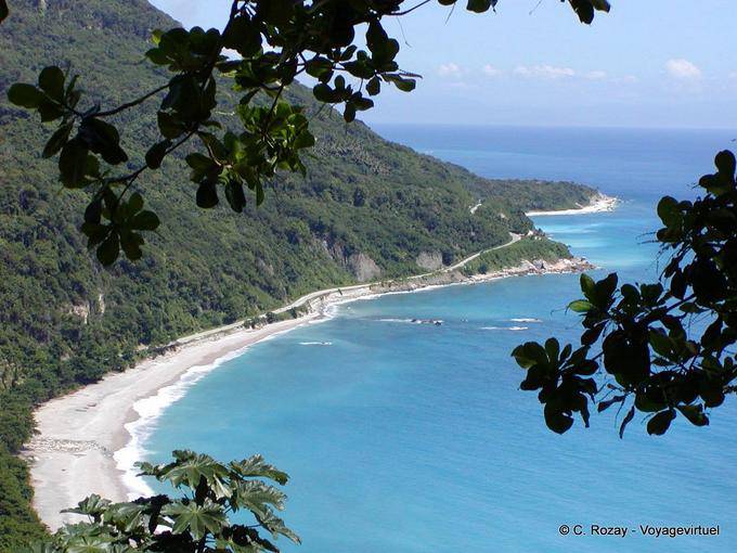 mountain in the sea, San Rafael beach towards Paraiso, Dominican Rep.