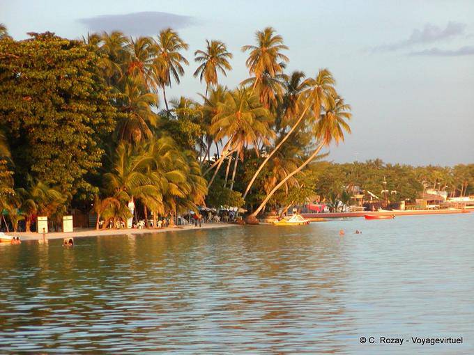 Evening light on the beach in Boca Chica, Dominican Rep.