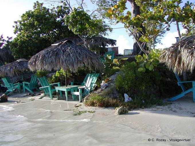 Bar feet in the water, Boca Chica, Dominican Rep.