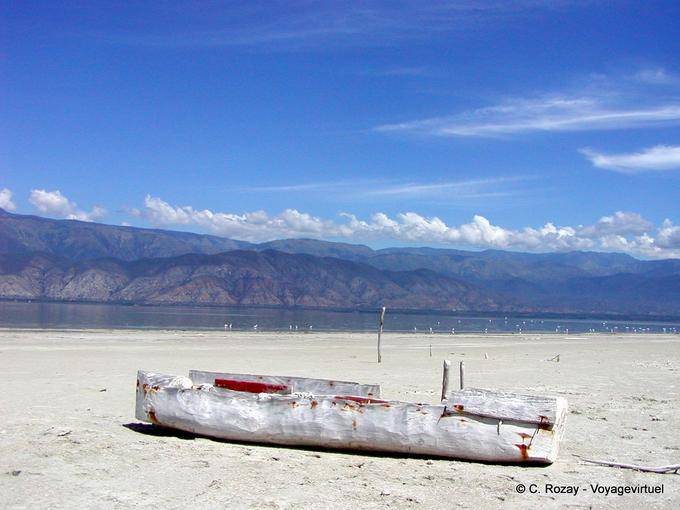 Antique boat Enriquillo, Dominican Rep.