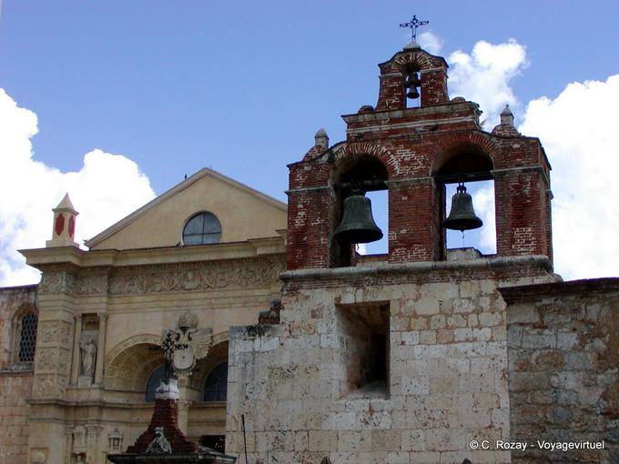 Front of the First Cathedral of America (NS de la Encarnación), Santo Domingo, Dominican Rep.