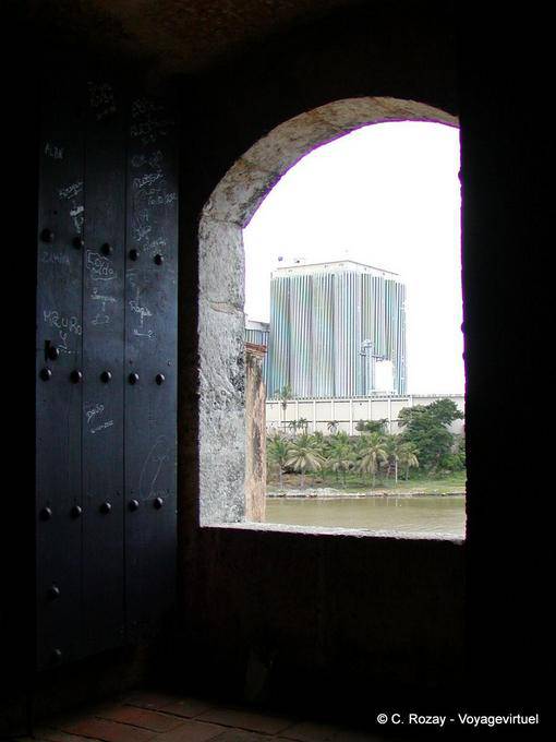 Modernity on the tops of the Ozama River, Santo Domingo, Dominican Rep.