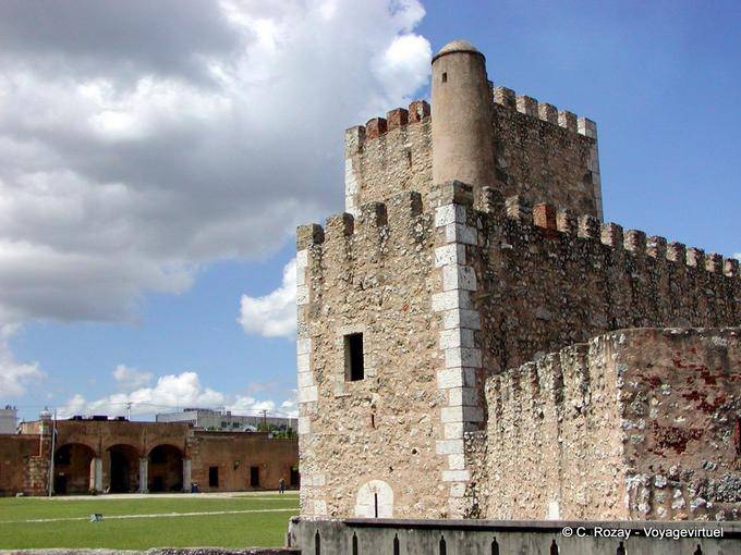 Fortaleza Ozama, Torre del Homenaje, Fortress, Santo Domingo, Dominican Rep.