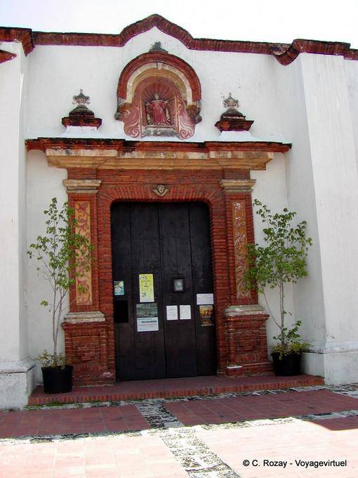Decorated entrance to a church, Santo Domingo, Dominican Rep.