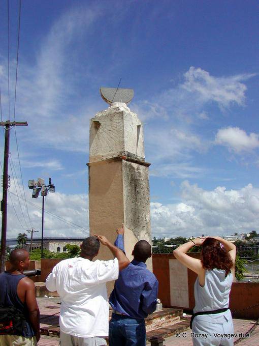 Sundial two-sided 1753, Calle Las Damas, Santo Domingo, Dominican Rep.