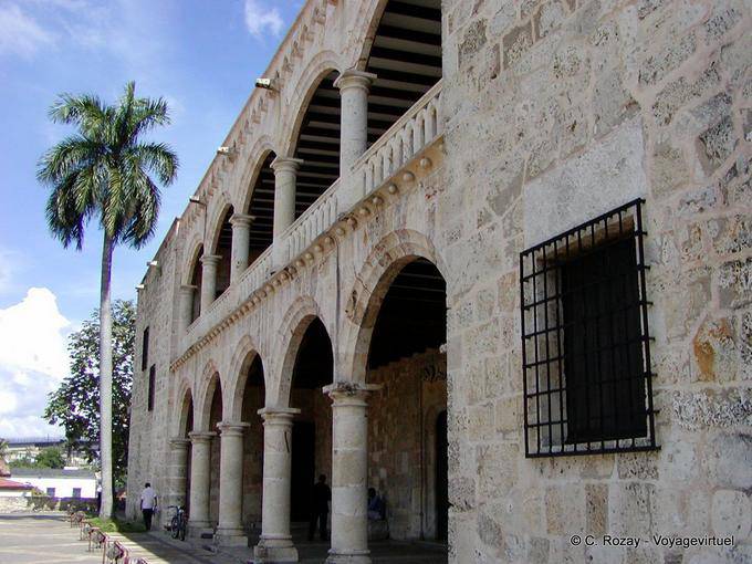 Perspective on the Alcazar de Colon, Santo Domingo, Dominican Rep.