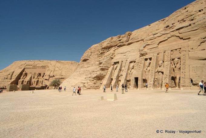 Overview of the site, Abu Simbel - Egypt