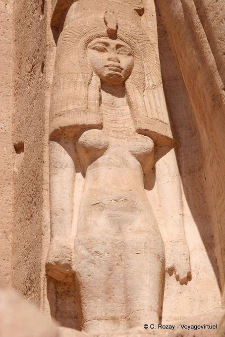 Meritamun (eldest daughter of Nefertari) Great Temple, Abu Simbel - Egypt