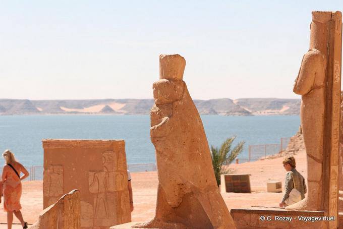 Stele and Horus to Lake Nasser, Abu Simbel - Egypt