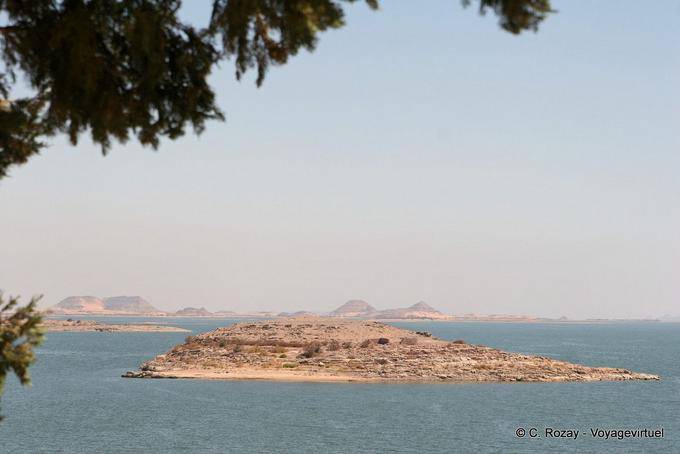 Island on Lake Nasser opposite the site of Abu Simbel - Egypt