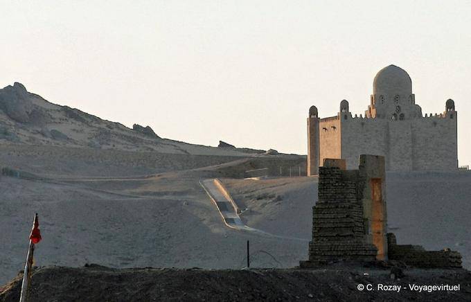 Aga Khan III Mausoleum of Sultan Muhammed Shah, Carrara marble, Aswan - Egypt