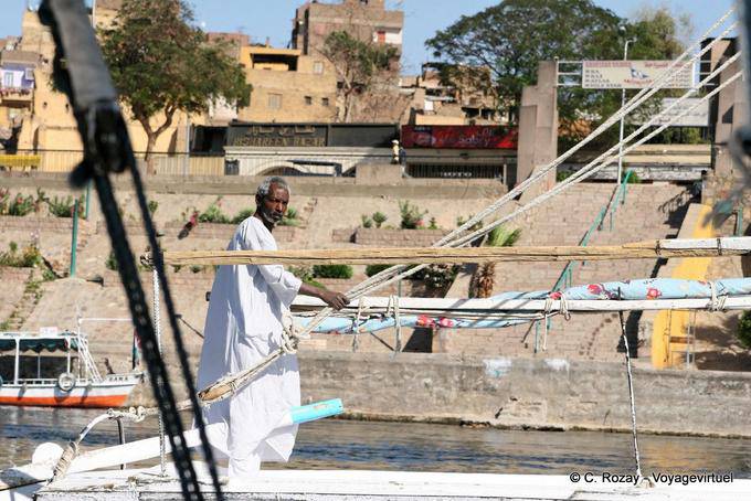 Before the Aswan docks - Egypt