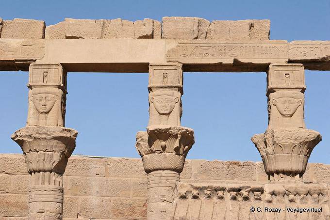 Kiosk Hall of Nectanebo, Philae Temple - Egypt