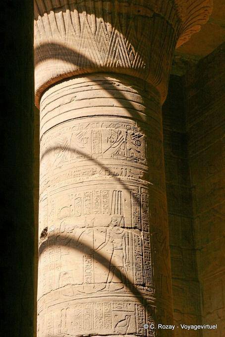 Column of the Temple of Isis, Philae - Egypt