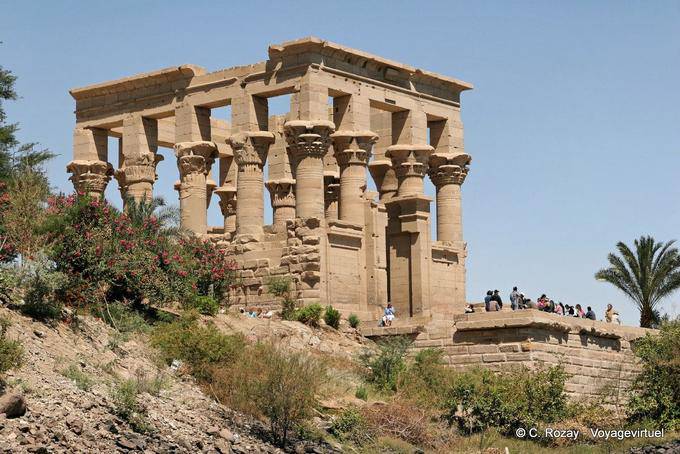 Panoramic of Trajan's Kiosk, Philae - Egypt