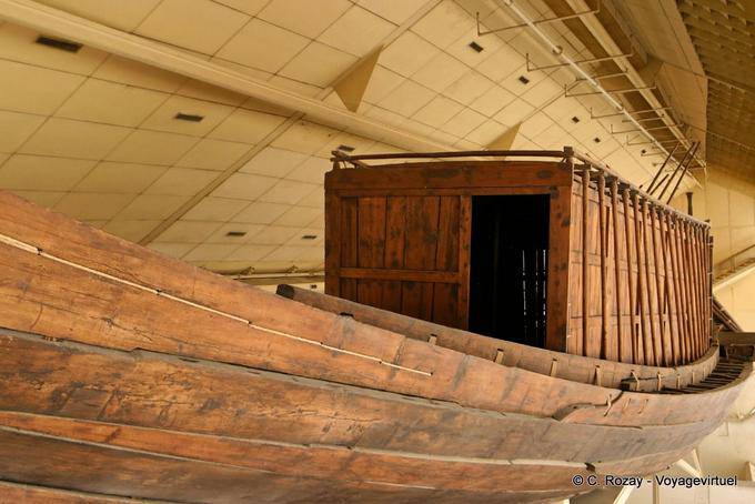 The Khufu ship, cedar wood, Giza - Egypt