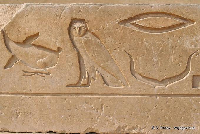Goose owl relief of Saqqarah - Egypt