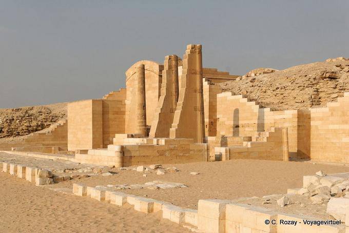 Ruins of the Temple T, Saqqara, Djoser - Egypt