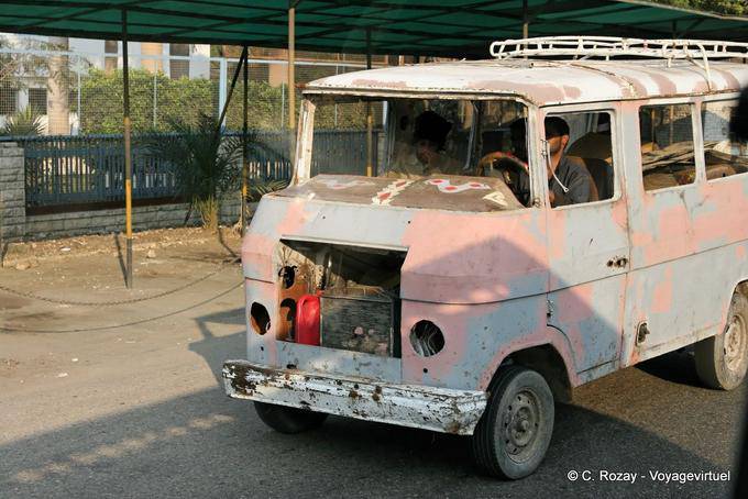 Bus dilapidated, Cairo - Egypt