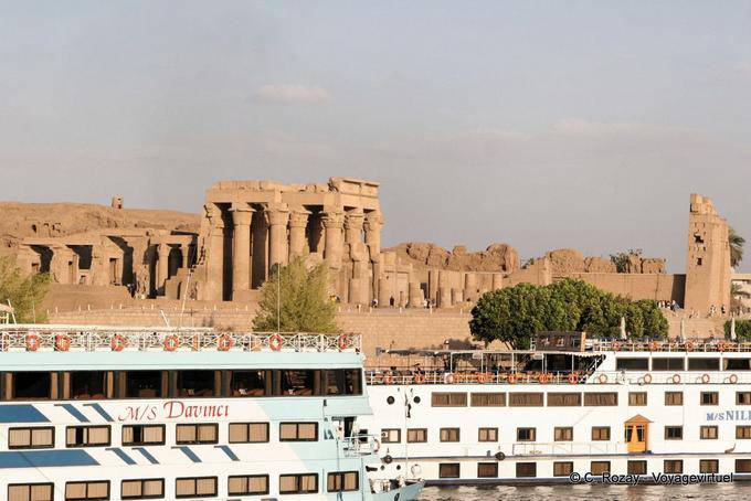 View from the Nile Temple of Kom Ombo, Kom Ombo - Egypt