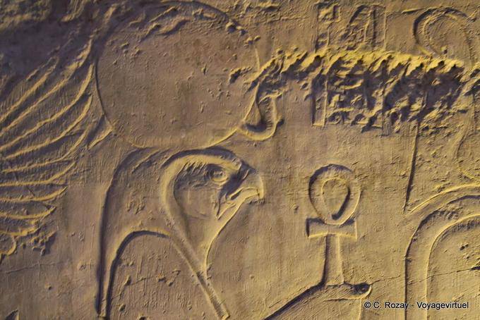 Portrait of Horus Haroeris Temple of Kom Ombo - Egypt