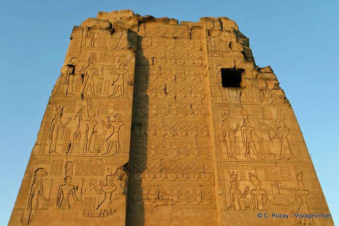 Monumental gate of Ptolemy XIII, temple of Kom Ombo - Egypt