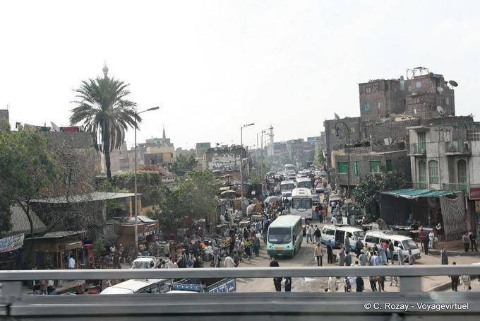 The area of ​​the cemetery, Cairo - Egypt
