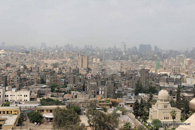 Panoramic view of Cairo - Egypt