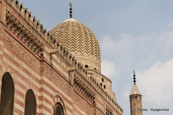 Khan el-Khalili, dome and decoration, another view, Cairo - Egypt